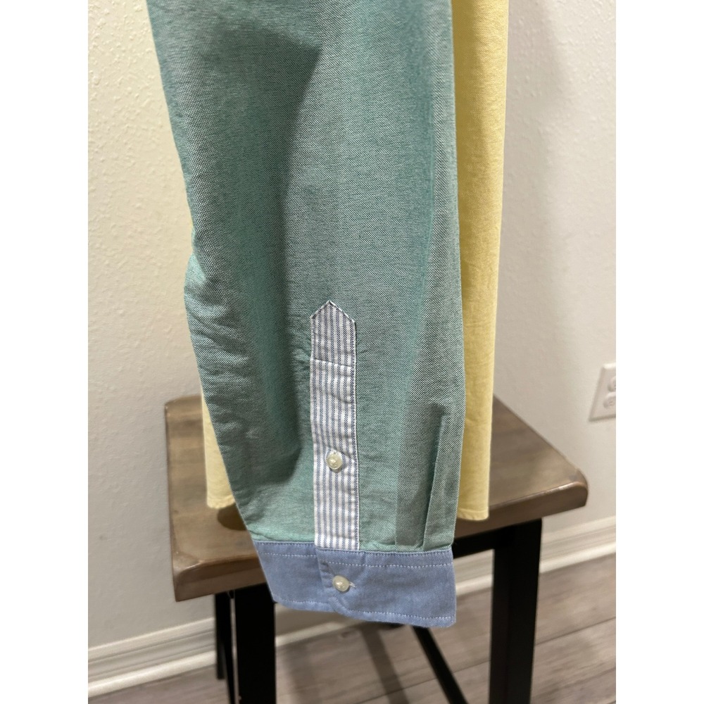Polo Ralph Lauren Mens XXL Colorblock Oxford Button Down Shirt Pastel Multi NEW - Picture 8 of 13